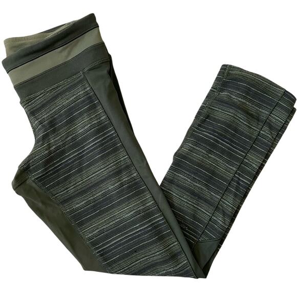 Lululemon Give Me Qi Leggings 4 Crop Activewear Athleisure - Picture 1 of 6